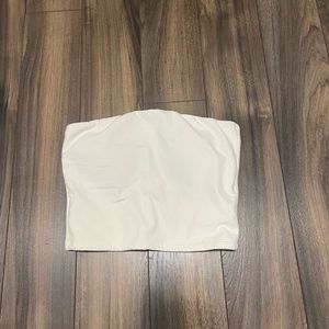 Buff Bunny White Tube Top